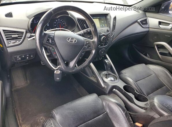 KMHTC6AE3GU265835 2016 HYUNDAI VELOSTER Black 