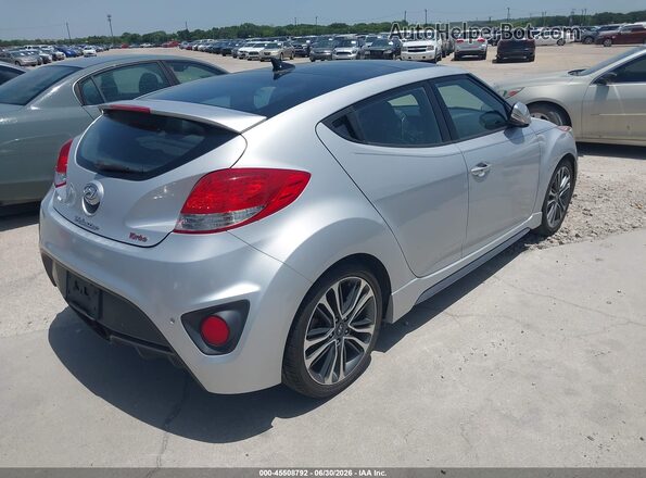 KMHTC6AE4GU257131 2016 HYUNDAI VELOSTER Silver Trasero derecho