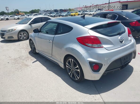 KMHTC6AE4GU257131 2016 HYUNDAI VELOSTER Silver Trasero izquierdo