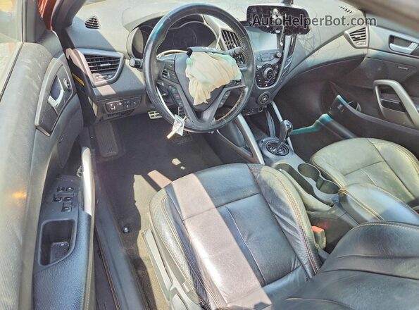 KMHTC6AE4GU296141 2016 HYUNDAI VELOSTER Orange Dashboard view