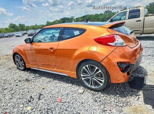 KMHTC6AE4GU296141 2016 HYUNDAI VELOSTER Orange Rear left