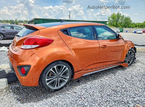 KMHTC6AE4GU296141 2016 HYUNDAI VELOSTER Orange Rear right