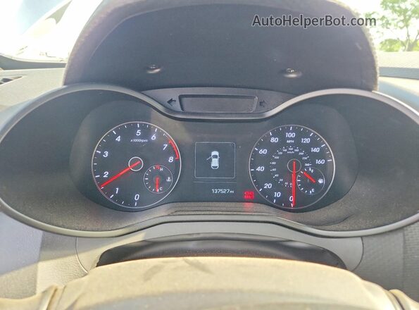 KMHTC6AE4GU300494 2016 HYUNDAI VELOSTER Silver ხელსაწყოთა პანელის ხედი