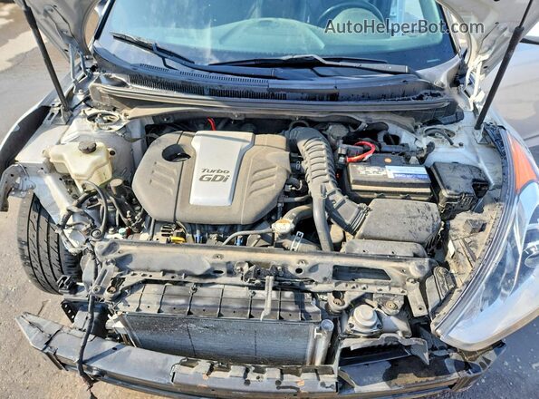 KMHTC6AE4GU300494 2016 HYUNDAI VELOSTER Silver ძრავის განყოფილების ხედი