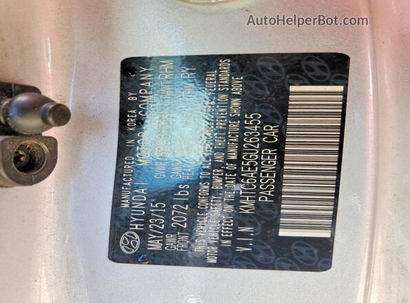 KMHTC6AE5GU263455 2016 HYUNDAI VELOSTER Silver 