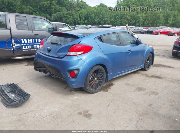 KMHTC6AE5GU264511 2016 HYUNDAI VELOSTER Blue Rear right