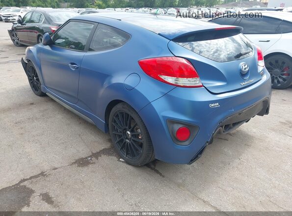 KMHTC6AE5GU264511 2016 HYUNDAI VELOSTER Blue Rear left