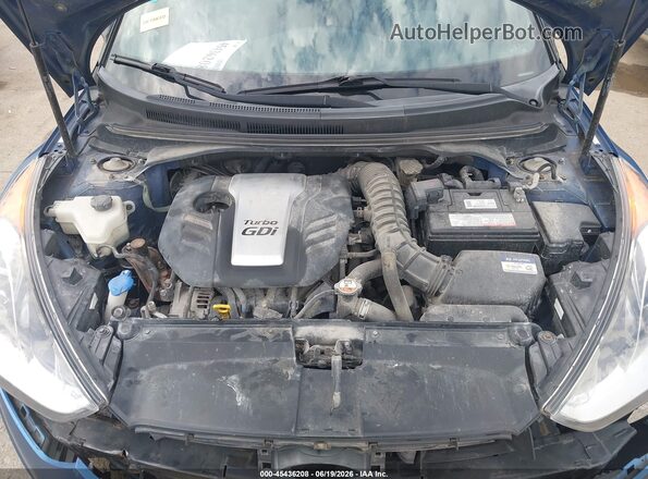 KMHTC6AE5GU264511 2016 HYUNDAI VELOSTER Blue Rear view