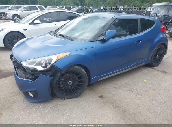 KMHTC6AE5GU264511 2016 HYUNDAI VELOSTER Blue Front left