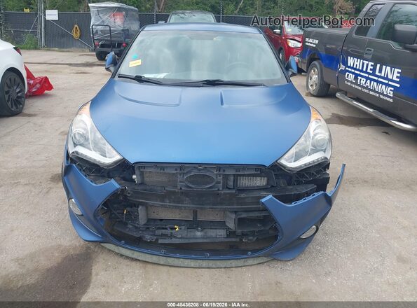 KMHTC6AE5GU264511 2016 HYUNDAI VELOSTER Blue Rear interior view