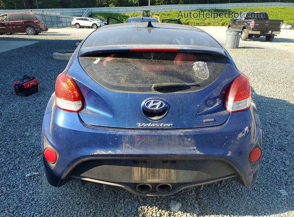 KMHTC6AE5GU282846 2016 HYUNDAI VELOSTER Blue Vista trasera