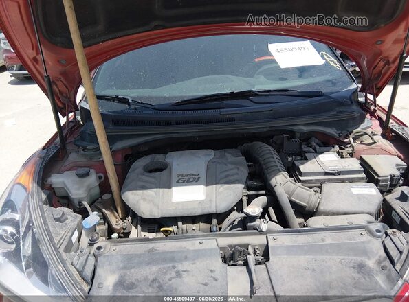 KMHTC6AE6GU257860 2016 HYUNDAI VELOSTER Red Widok z tyłu