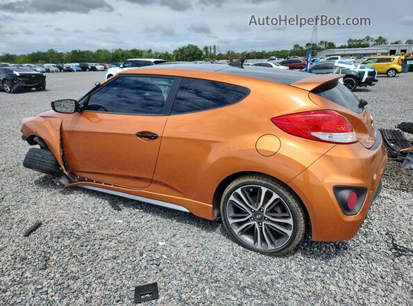 KMHTC6AE6GU273184 2016 HYUNDAI VELOSTER Orange Հետևի ձախ