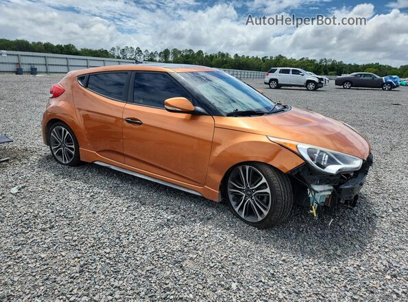 KMHTC6AE6GU273184 2016 HYUNDAI VELOSTER Orange Առջևի աջ