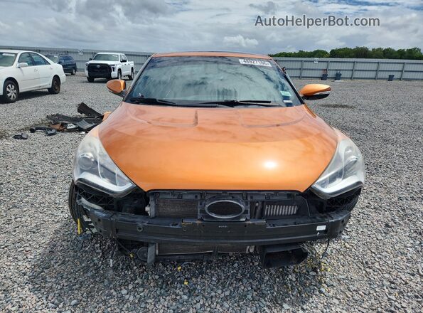 KMHTC6AE6GU273184 2016 HYUNDAI VELOSTER Orange Դիմացի տեսք