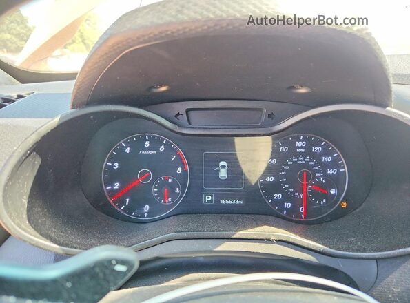 KMHTC6AE6GU295962 2016 HYUNDAI VELOSTER Orange Սարքավորումների վահանակի տեսք
