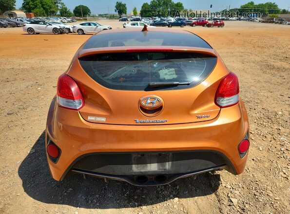 KMHTC6AE6GU295962 2016 HYUNDAI VELOSTER Orange Հետևի տեսք