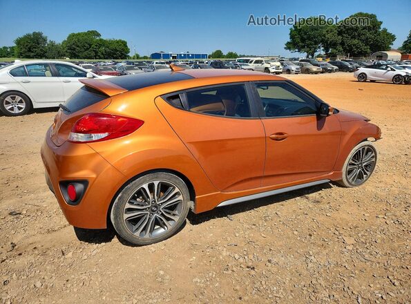 KMHTC6AE6GU295962 2016 HYUNDAI VELOSTER Orange Հետևի աջ