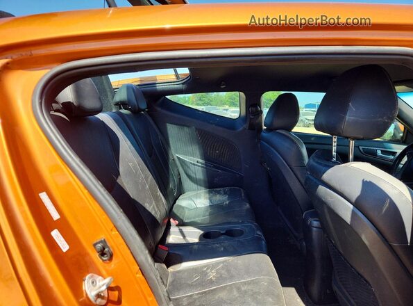 KMHTC6AE6GU295962 2016 HYUNDAI VELOSTER Orange Հետևի նստատեղերի տեսք