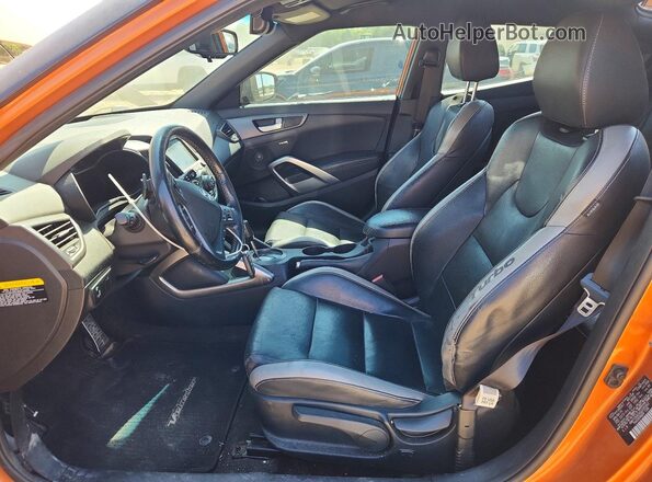 KMHTC6AE6GU295962 2016 HYUNDAI VELOSTER Orange Սալոնի դիմացի տեսք