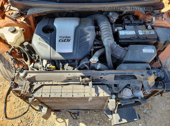 KMHTC6AE6GU295962 2016 HYUNDAI VELOSTER Orange Սալոնի հետևի տեսք
