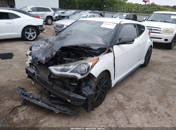 KMHTC6AE8GU248979 2016 HYUNDAI VELOSTER White Przód lewy
