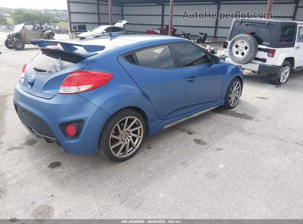 KMHTC6AE8GU264616 2016 HYUNDAI VELOSTER Blue Rear right