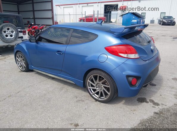 KMHTC6AE8GU264616 2016 HYUNDAI VELOSTER Blue Rear left