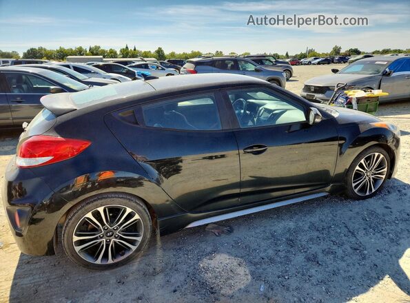 KMHTC6AE8GU292772 2016 HYUNDAI VELOSTER Черный Задняя правая четверть
