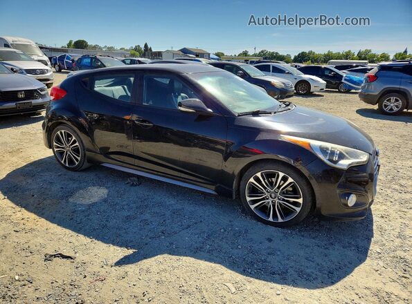 KMHTC6AE8GU292772 2016 HYUNDAI VELOSTER Черный Передняя правая четверть