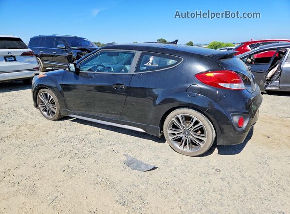 KMHTC6AE8GU292772 2016 HYUNDAI VELOSTER Черный Задняя левая четверть