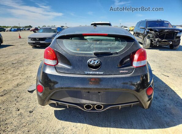 KMHTC6AE8GU292772 2016 HYUNDAI VELOSTER Черный Вид сзади