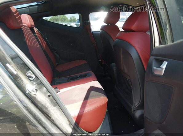 KMHTC6AE9GU252717 2016 HYUNDAI VELOSTER Black VIN კოდის სტიკერის ხედი