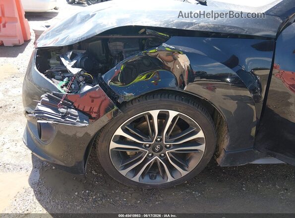 KMHTC6AE9GU252717 2016 HYUNDAI VELOSTER Black წინა ხედი
