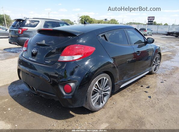 KMHTC6AE9GU252717 2016 HYUNDAI VELOSTER Black უკანა მარჯვენა