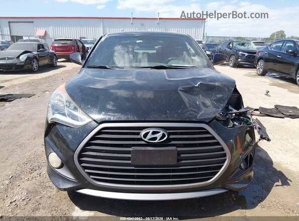 KMHTC6AE9GU252717 2016 HYUNDAI VELOSTER Black ხელსაწყოთა პანელის ხედი