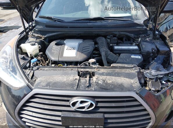 KMHTC6AE9GU252717 2016 HYUNDAI VELOSTER Black უკანა ხედი