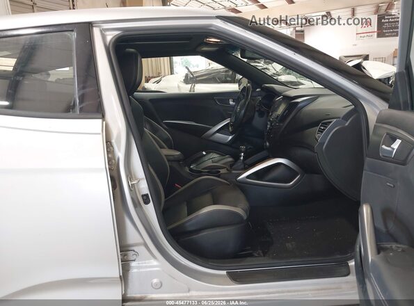 KMHTC6AE9GU292327 2016 HYUNDAI VELOSTER Gray Widok wnętrza z przodu