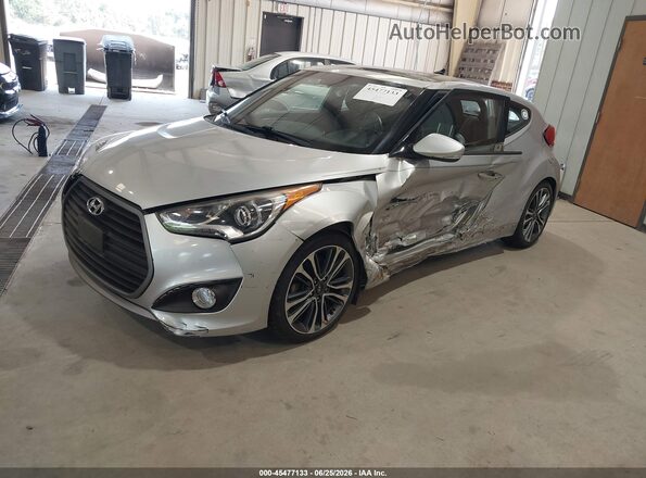KMHTC6AE9GU292327 2016 HYUNDAI VELOSTER Gray Przód lewy
