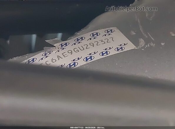 KMHTC6AE9GU292327 2016 HYUNDAI VELOSTER Gray Widok komory silnika