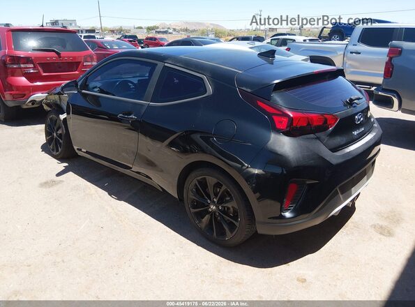 KMHTG6AF0KU014373 2019 HYUNDAI VELOSTER Black Rear left