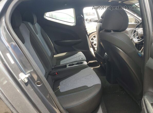 KMHTG6AF0KU019895 2019 HYUNDAI VELOSTER Charcoal Rear seats view