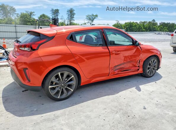 KMHTG6AF1LU030387 2020 HYUNDAI VELOSTER Red Trasero derecho