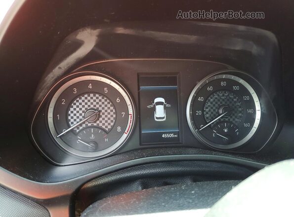 KMHTG6AF1LU030387 2020 HYUNDAI VELOSTER Red Vista del cuadro de instrumentos