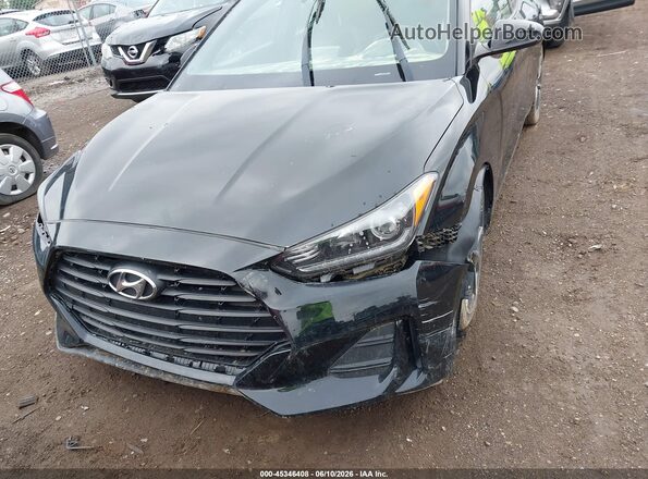 KMHTG6AF2KU008428 2019 HYUNDAI VELOSTER Black Front view