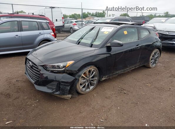 KMHTG6AF2KU008428 2019 HYUNDAI VELOSTER Black Front left