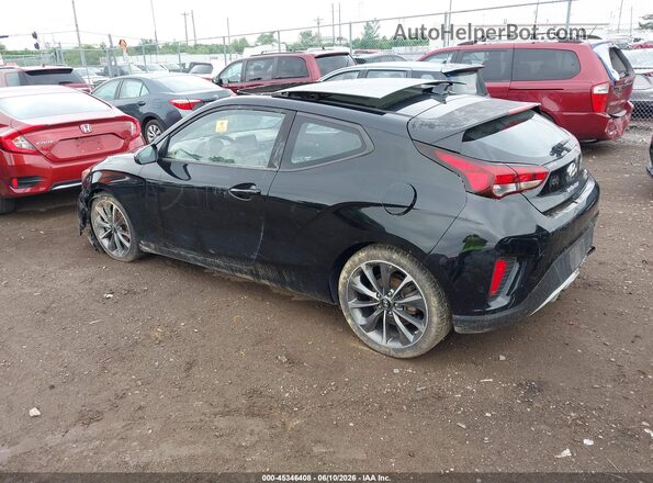 KMHTG6AF2KU008428 2019 HYUNDAI VELOSTER Black Rear left