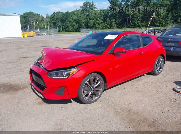 KMHTG6AF2KU011118 2019 HYUNDAI VELOSTER Red Передня ліва чверть