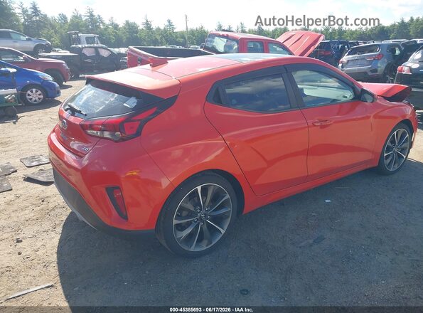 KMHTG6AF2KU011118 2019 HYUNDAI VELOSTER Red Задня права чверть