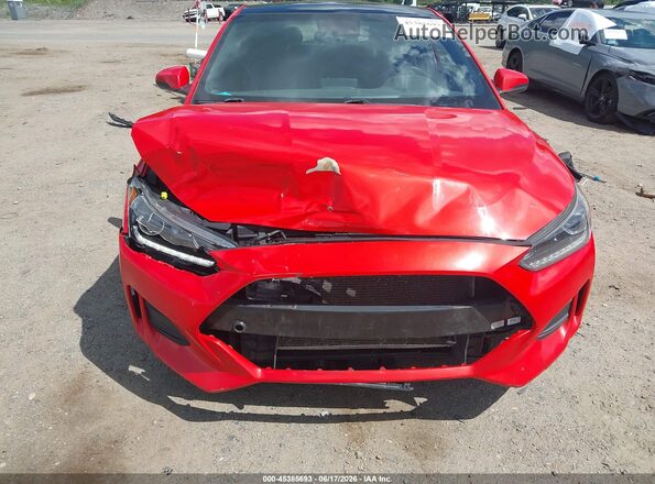 KMHTG6AF2KU011118 2019 HYUNDAI VELOSTER Red Вид спереду